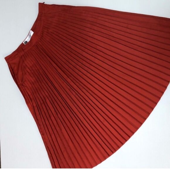 Volvos x Natalie Suarez Unity Collective Series Blue Pleated Midi Skirt Sz 5 - Picture 11 of 11